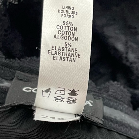 Cosabella Flirtie Bandeau Bra Top in Black Lace Strapless Size S - Picture 10 of 12